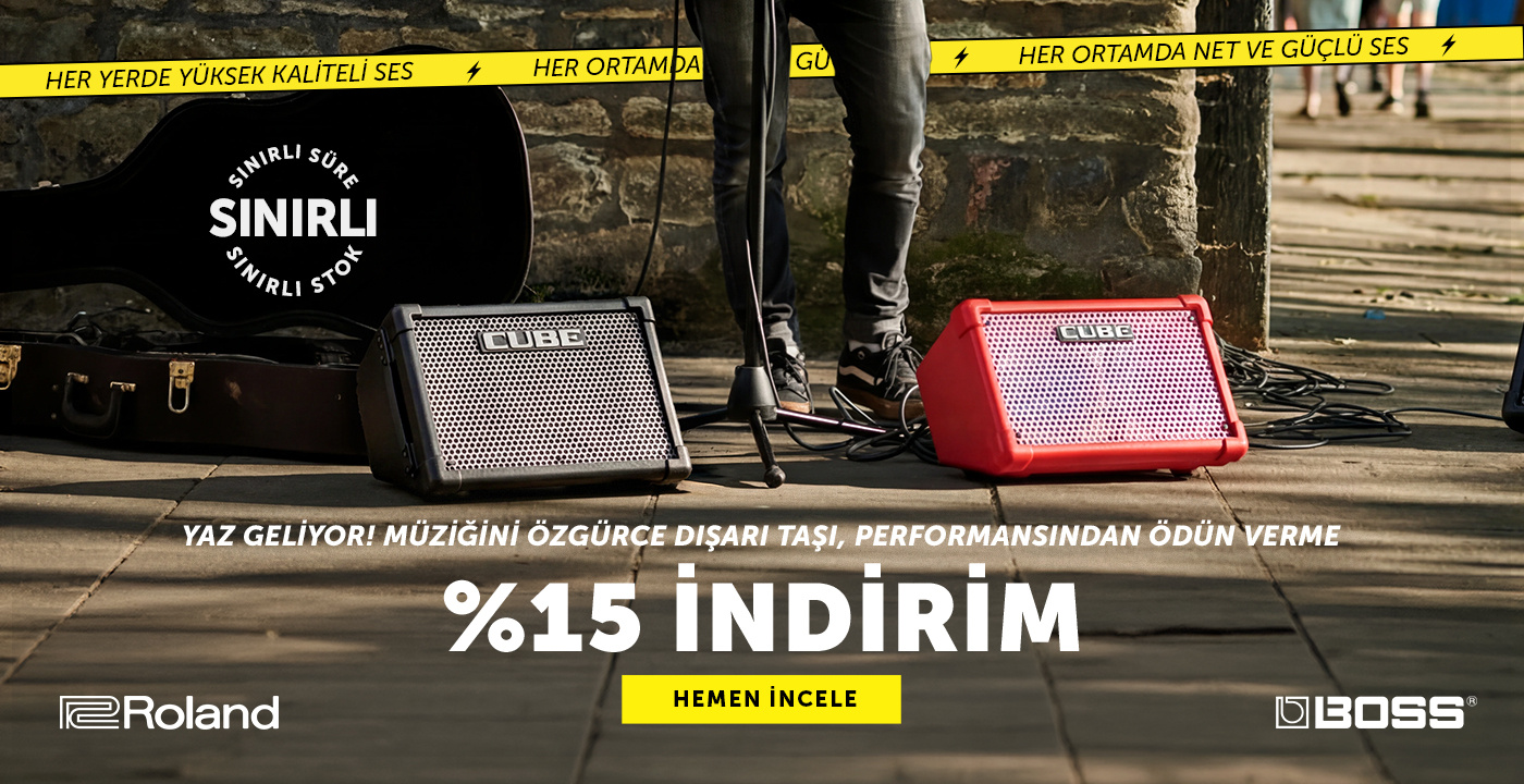 CUBE Street Amfiler %15 İndirim!